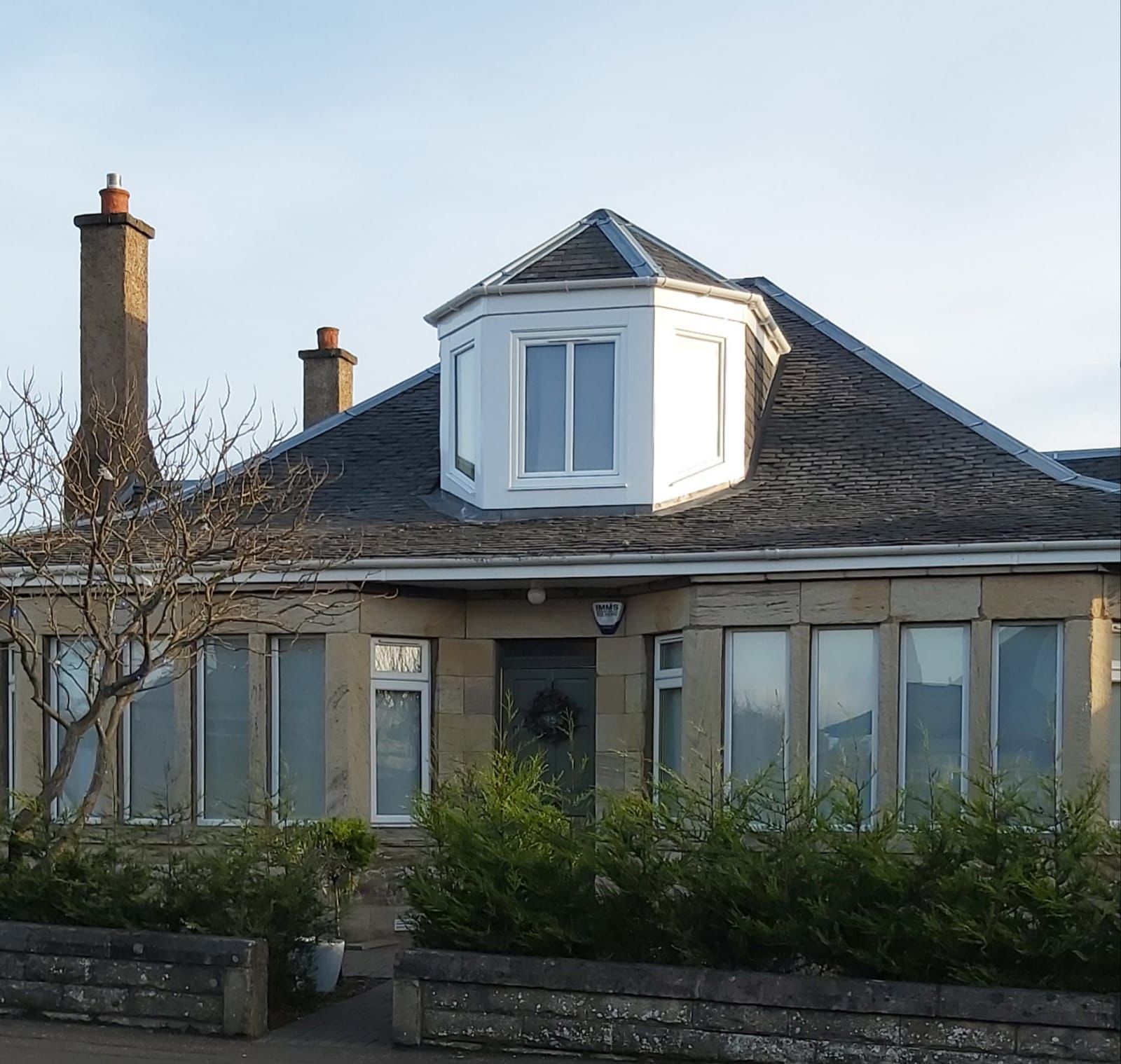 New uPVC windows and composite front door on Scottish property in Perth