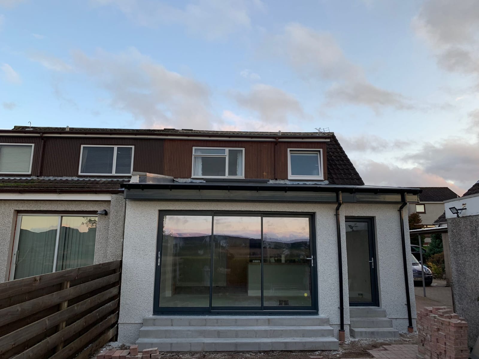 Extension with Sliding Doors by Marshall & Co in Perth