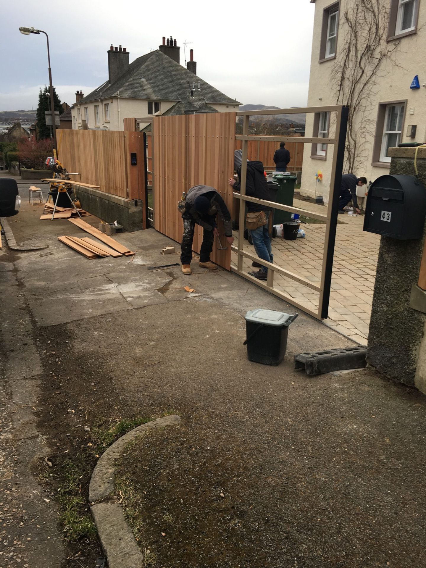 Fencing & Gate Build by Marshall & Co in Perth