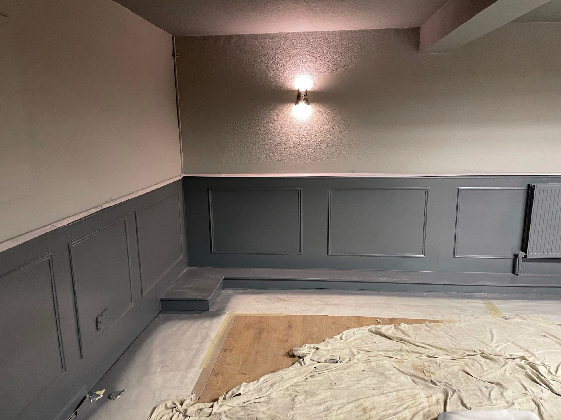 Completed Wall Panelling by Marshall & Co in Perth